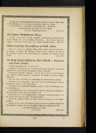 Nivelle französischer Generalissimus an Stelle Joffres.
