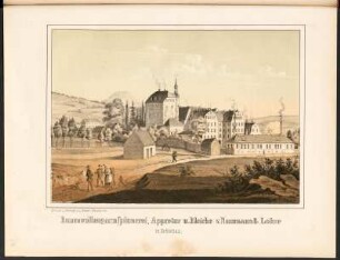 Baumwollengarnspinnerei, Appretur u. Bleiche v. Naumann & Lohse in Schlettau