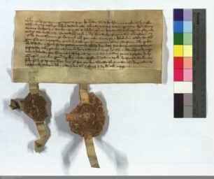 Hartrad von Hörnsheim Bürger zu Wetzlar verkauft dem deutschen Hause bei Marburg die Hälfte des Hofes zu Hochelheim.