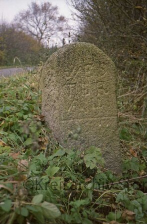 Wirtschaftsweg von Westerau nach Trenthorst: Grenzstein [Nr. 127] zwischen Adligem Gut Trenthorst und Lübschem Stiftsdorf Westerau: Seite Westerau