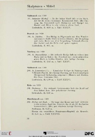 Skulpturen – Möbel (Nr. 197-222)