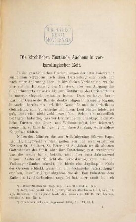 Aus Aachens Vergangenheit : Beiträge zur Geschichte der alten Kaiserstadt. Mit 5 Abb.