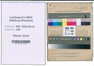 Entnazifizierung Erich Werner , geb. 05.06.1914 (Polizist)