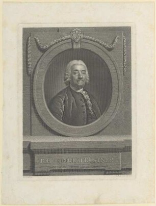 Bildnis des Ioh. Heinrich Küstner