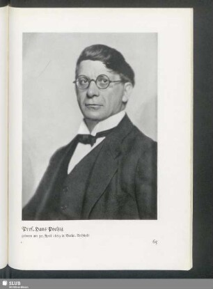 Prof. Hans Poelzig