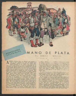 Mano de plata : Narraciones coloniales