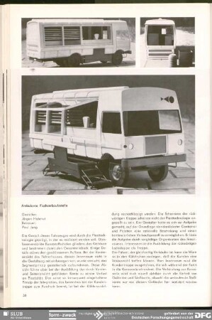 Ambulante Fischverkaufsstelle : Verkehrsmittel/Produktideen