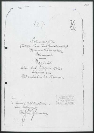 1922/23: Bericht über das Schuljahr ... - 1922/23