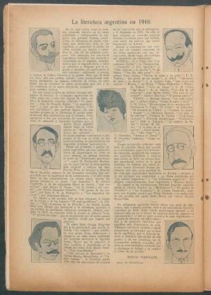 La literatura argentina en 1916