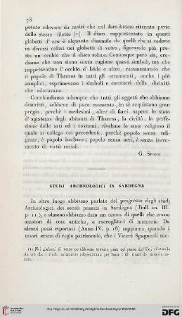 4: Studi archeologici in Sardegna