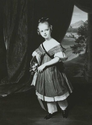 Mädchen mit Blumenkorb, Prinzessin Elisabeth von Sachsen