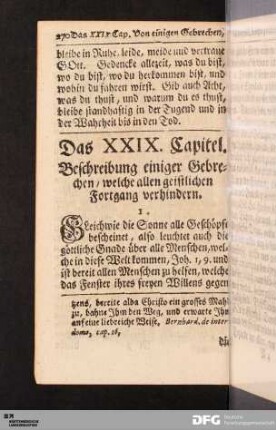 Das XXIX. Capitel.