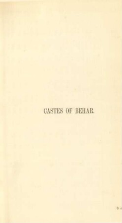 Castes of Behar