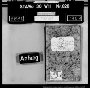 Zivilstandsregister Wahle (Kanton Bettmar)