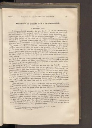 Wechselstrom und Grätzsche Zellen in der Röntgentechnik.