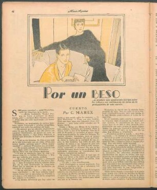 Por un beso : Cuento por C. Marex