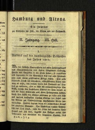 II. Jahrgang. III. Heft