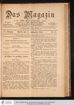Nr. 38. - 19. September 1896
