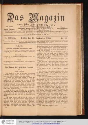 Nr. 38. - 19. September 1896