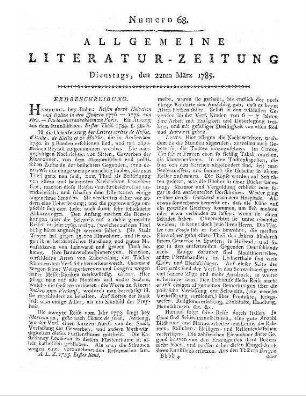 [Müller, J. G.]: Die Herren von Waldheim. T. 2. Eine komische Geschichte. Vom Verf. d. Siegfried von Lindenberg [i.e. J. G. Müller]. Göttingen: Dieterich 1784