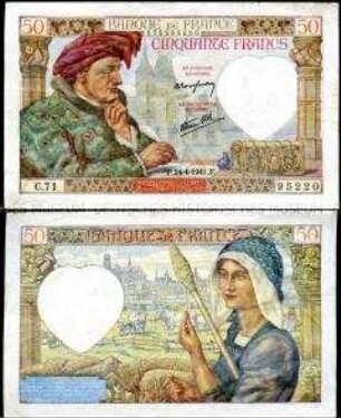 Frankreich, 50 Francs