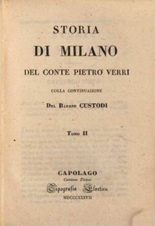 Storia di Milano, 2