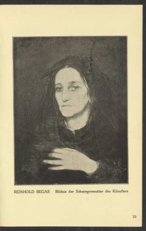 Reinhold Begas. Bildnis der Schwiegermutter des Künstlers