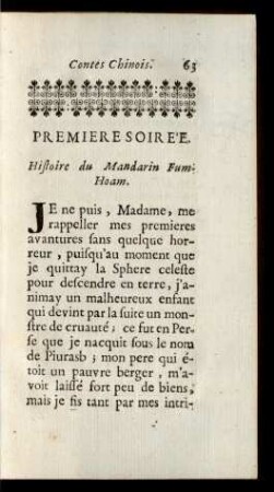 Premiere Soirée.