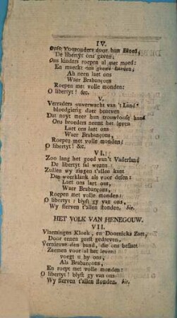 De Brabançons Van Het Jaer 1789.