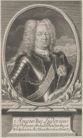 Bildnis des Augustus Ludovicus, Fürst von Anhalt-Köthen