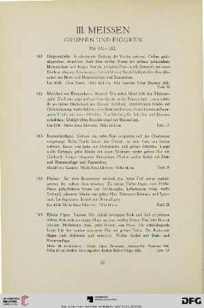 III. Meissen (Nr. 141-162)