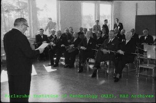 Besuch von Dr. Karl Heinrich Lübke (Bundespräsident der Bundesrepublik Deutschland (BRD)) am Kernforschungszentrum Karlsruhe (KfK)
