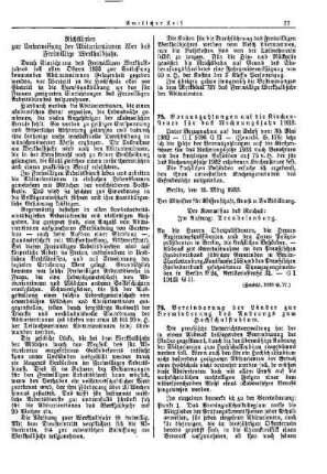 Vorauszahlungen auf die Kirchensteuer für das Rechnungsjahr 1933 : [Amtlicher Teil]