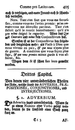 §. 1. Adverbium.
