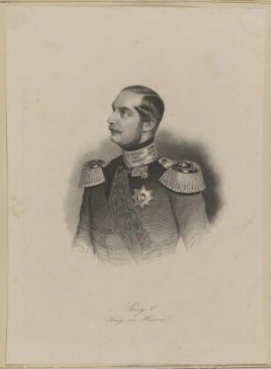Bildnis des Königs Georg V. von Hannover