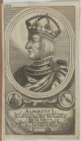 Bildnis des Albertus I., König des Römisch-Deutschen Reiches