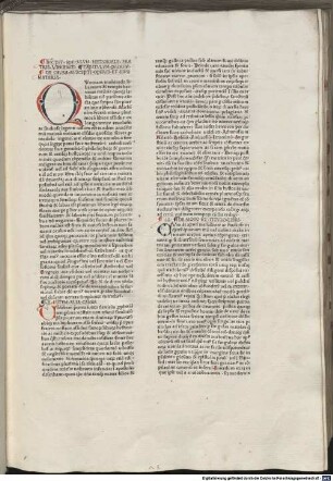 Incipit Specvlvm Historiale Fratris Vincencii, Primvm Volvmen