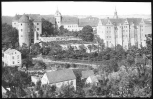 Nossen. Schloss mit Kirche