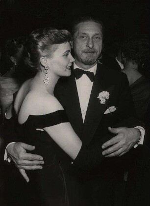 Annemarie Düringer. Filmball 1955.