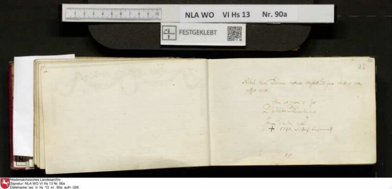 Stammbuch des Ernst Philipp Ludwig Zellmann (1763-1795) aus
                           Braunschweig