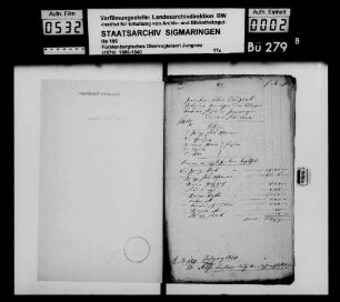 Inventar über die Verlassenschaft der Barbara Flöß in Inneringen