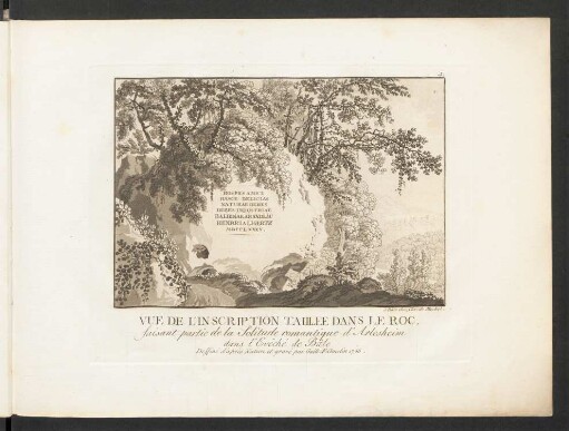 Vue De L'Inscription Taille Dans Le Roc ...