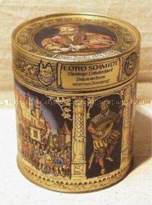 Lebkuchendose (Hans Sachs 1494-1576)
