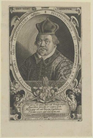 Bildnis des Ioannes Adamvs Abbas Campidonensis
