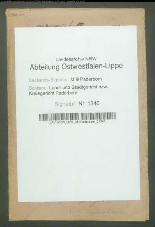 Erblasser: Tölle, Angela, geb. Süren; Ehepartner: Tölle, Johann: