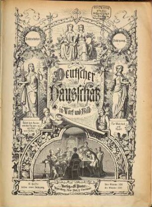 Deutscher Hausschatz in Wort und Bild : für das Jahr .... 1892,1/26 = Jg. 18