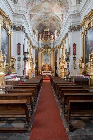 Prämonstratenserinnenklosteranlage, Katholische Kirche Sankt Peter und Paul, Imbramowice (powiat olkuski), Polen