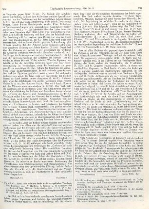 697-698 [Rezension] Die weltliche Strafe in der evangelischen Theologie