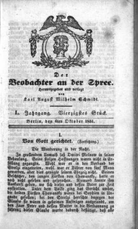 40. Stueck, 6. Oktober 1851