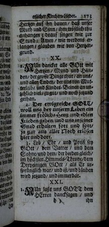 Lob- und Danck-Lieder. - Nachtmahl-Lieder.